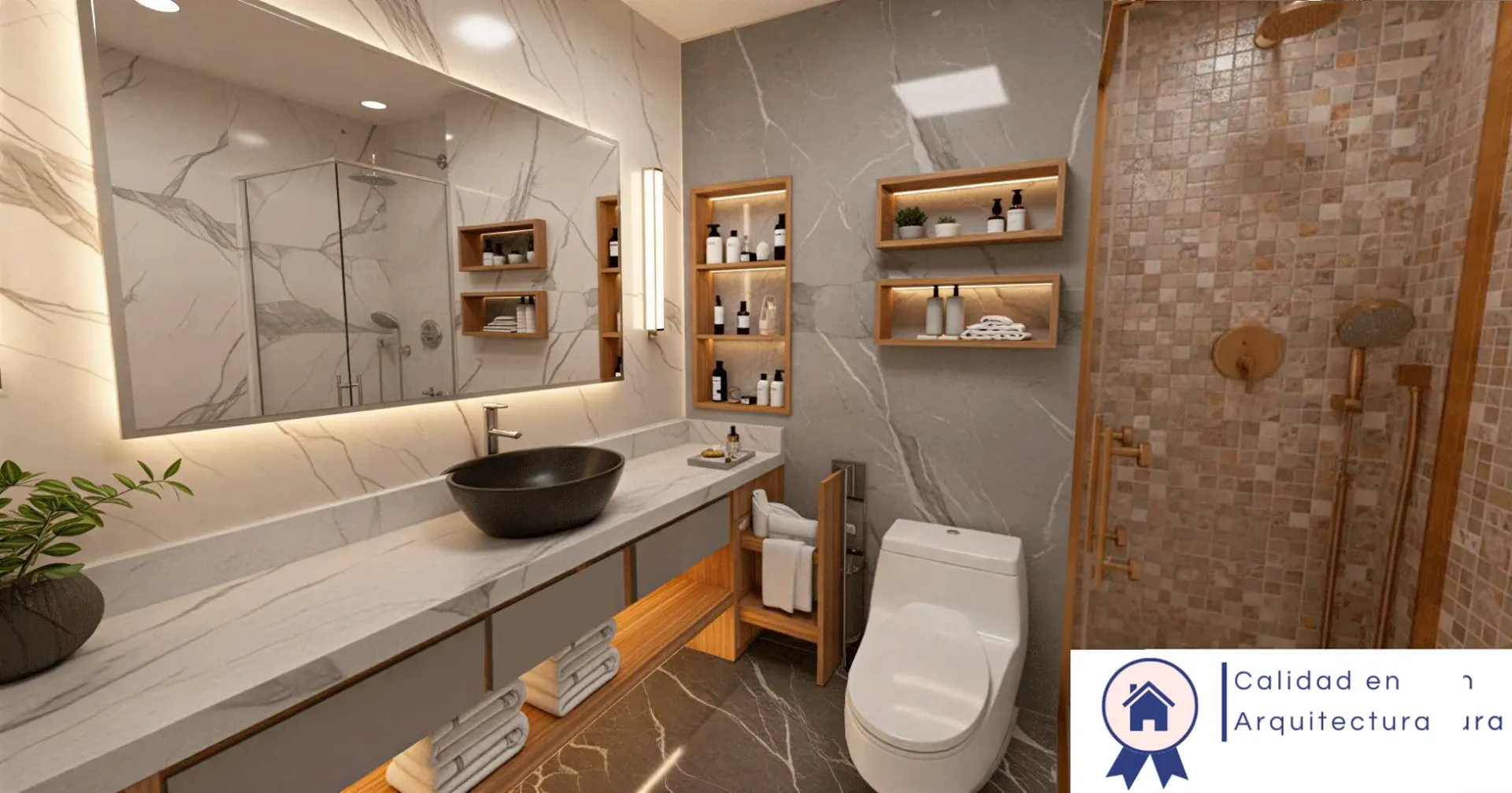 Diseño de baño completo