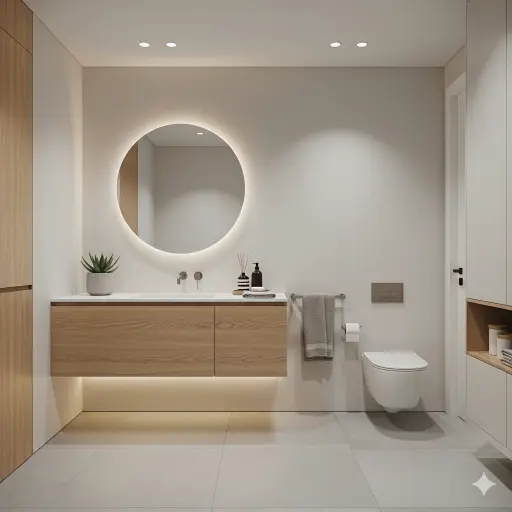 Diseño de baño de visitas